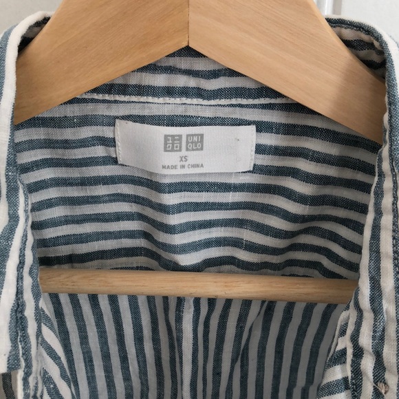 Uniqlo Linen Blouse - Picture 2 of 4